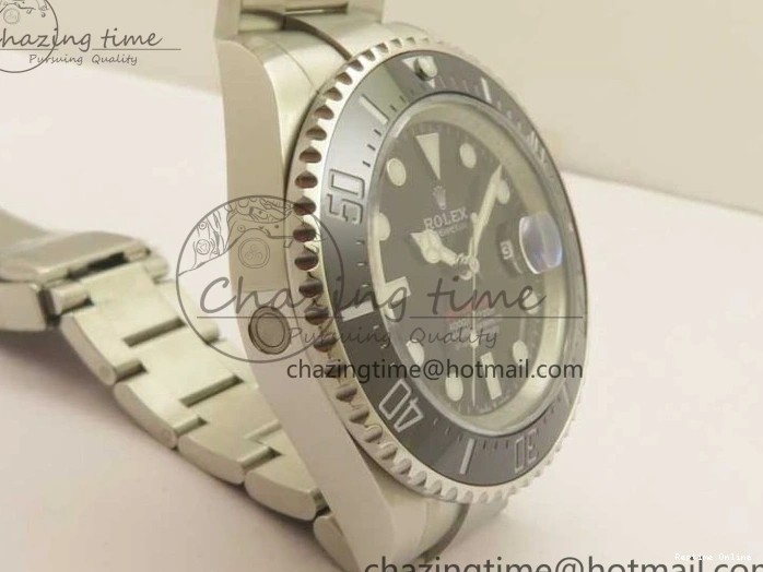 0128 Sea-Dweller 2017 Baselworld 126600 3EF 1:1 Best Edition Black Dial on SS Bracelet A3235 Clone SmoothTexture 2487